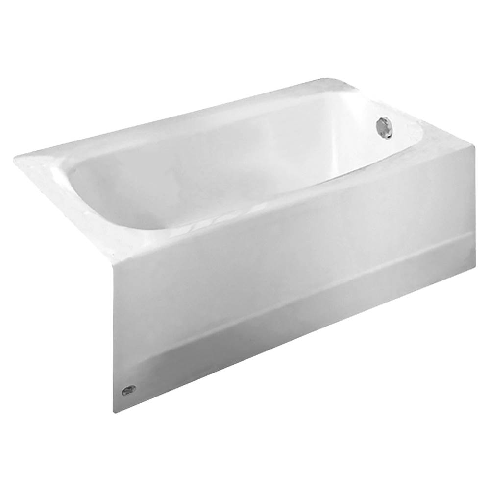 American Standard Cambridge® Americast® 60 x 32-Inch Integral Apron Bathtub With Left-Hand Outlet