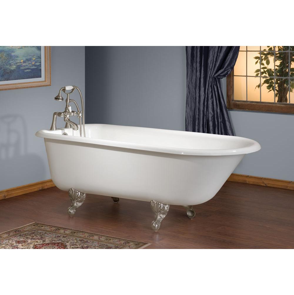 Cheviot Products TRADITIONAL Cast Iron Bathtub with Faucet Holes