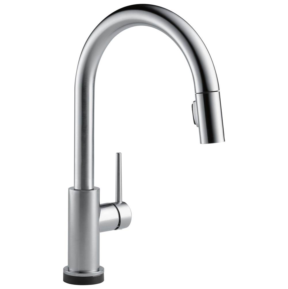 Delta Faucet Trinsic® VoiceIQ™ Single-Handle Pull-Down Kitchen Faucet with Touch<sub>2</sub>O® Technology