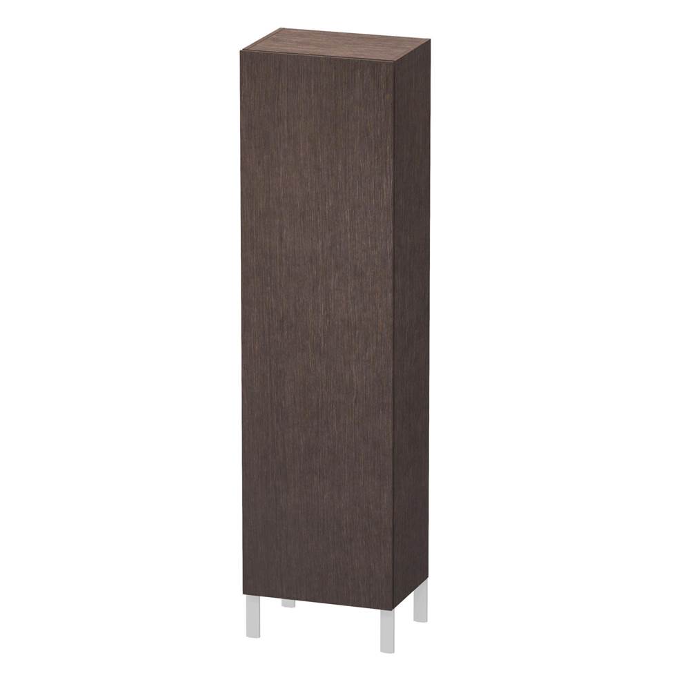 Duravit L-Cube Tall Cabinet Dark Brushed Oak