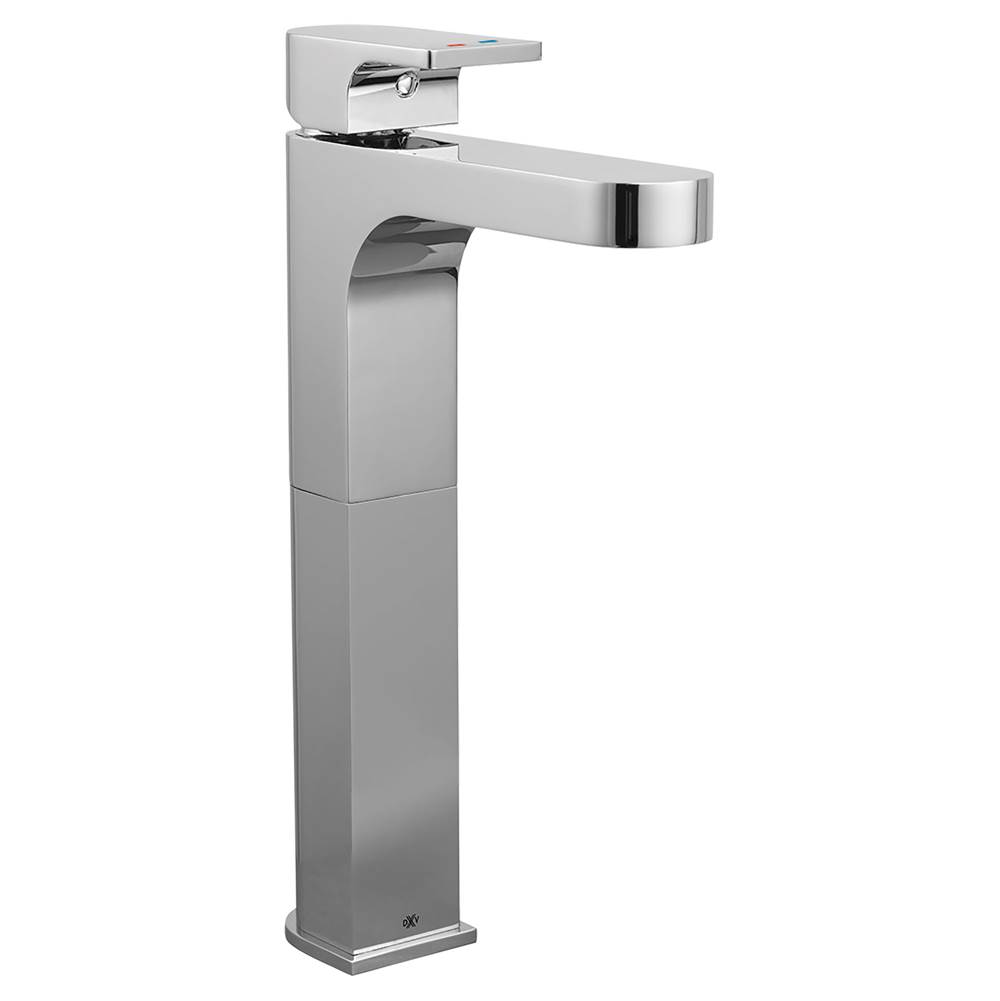 DXV Equility® Single Handle Vessel Bathroom Faucet with Indicator Markings and Lever Handle