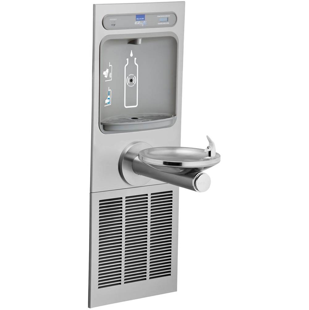 Elkay ezH2O Bottle Filling Station with Integral SwirlFlo Fountain, Refrigerated Filtered Refrigerated Stainless
