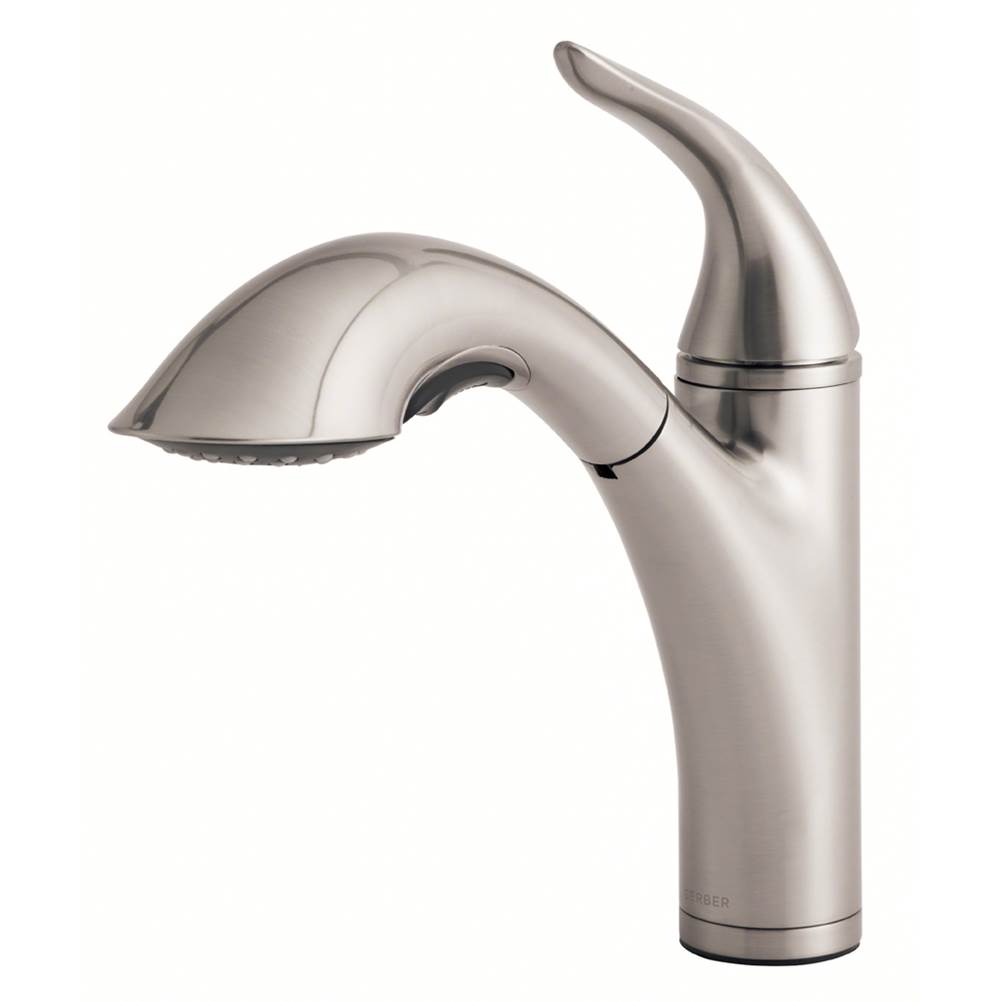 Gerber Plumbing Antioch 1H Pull-Out Kitchen Faucet 1.75gpm Stainless Steel
