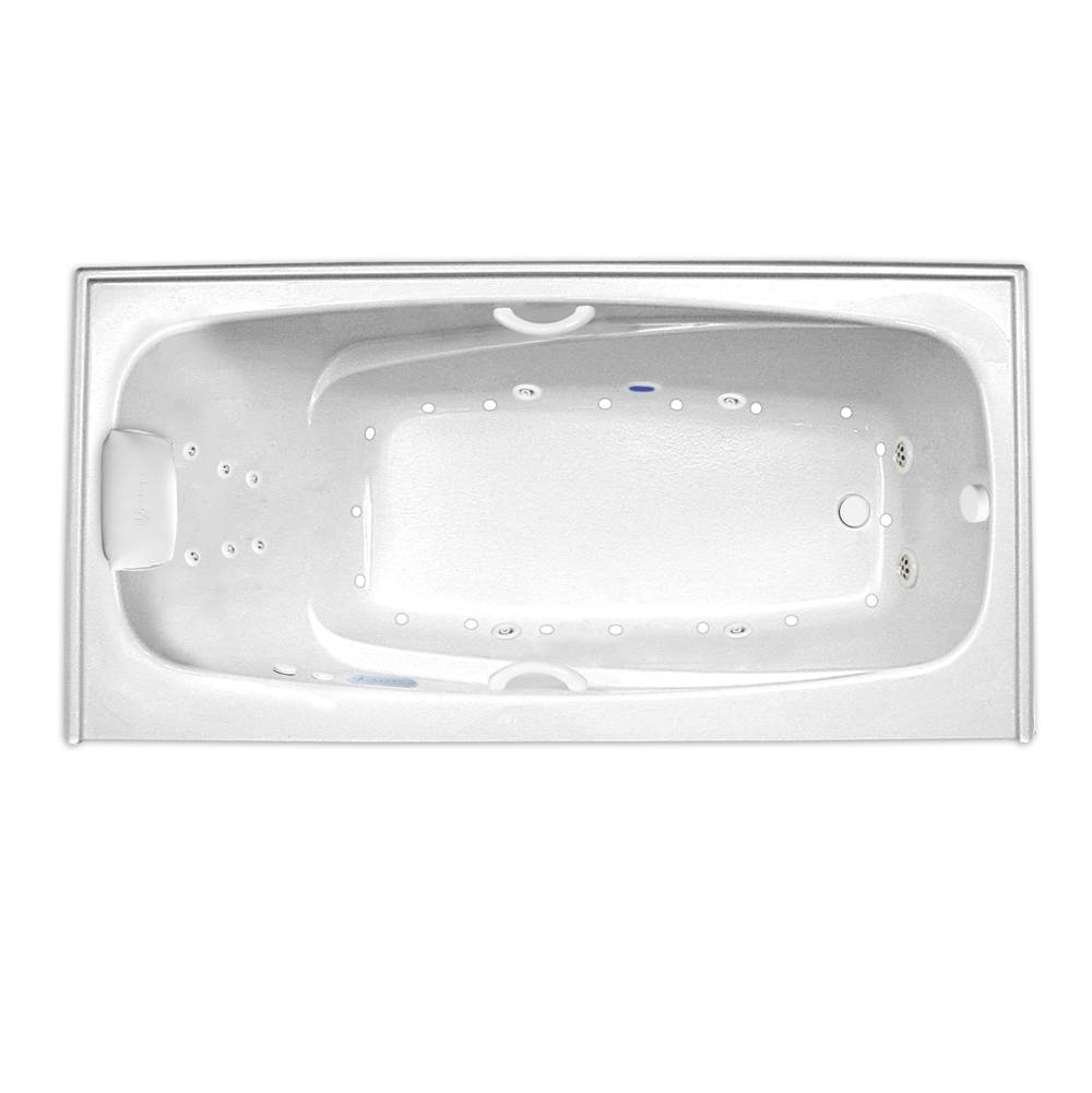 Hydro Massage Products Escape 6034SKTF Combination Gold Whirlpool Tub with Skirt & Tile Flange (Right Hand Drain)