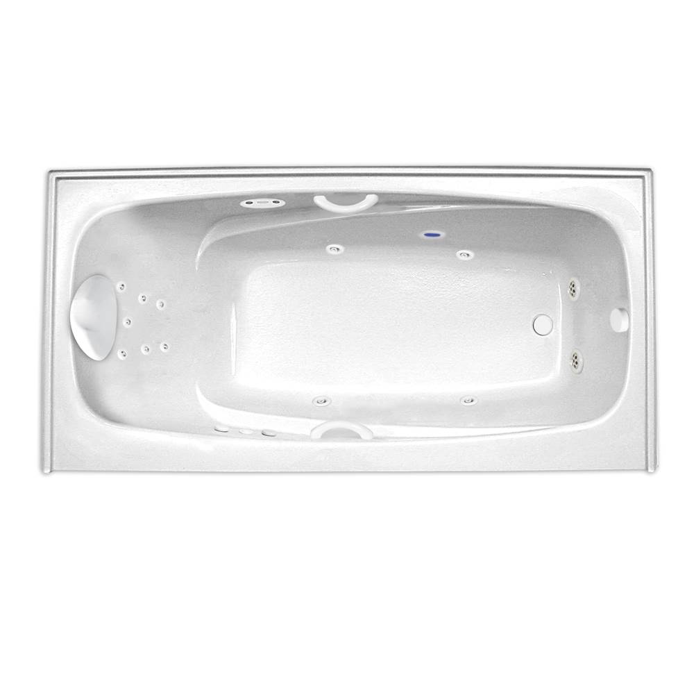 Hydro Massage Products Escape 7236SKTF Hydro Platinum Whirlpool Tub with Skirt & Tile Flange (Right Hand Drain)