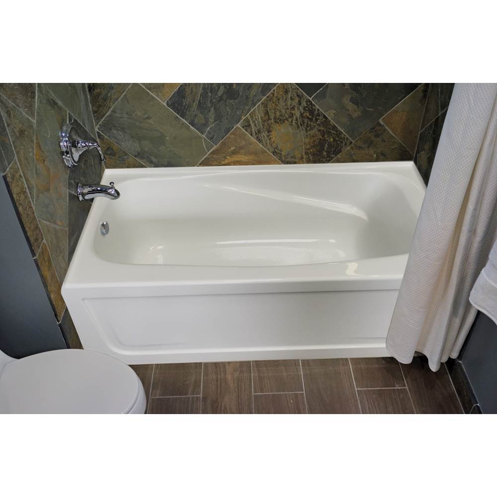 Hydro Massage Products Mystique 7232SKTF Combination Platinum Whirlpool Tub with Skirt & Tile Flange (Right Hand Drain)