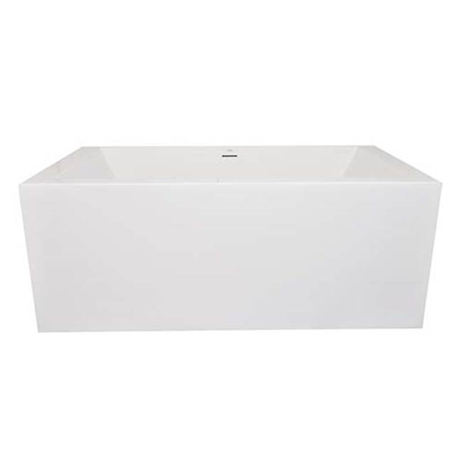 Hydro Systems SLATE 6634 STON CENTER DRAIN, TUB ONLY - BISCUIT