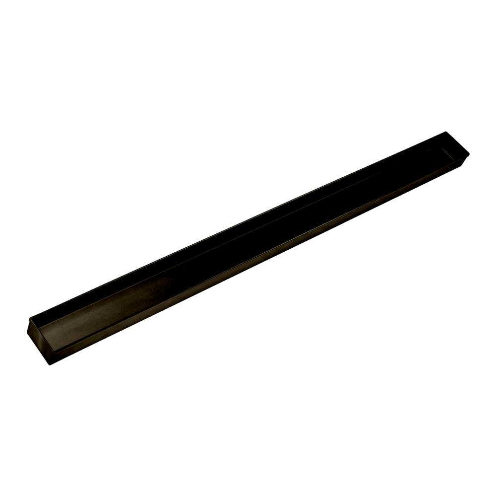 Infinity Drain 52'' Stainless Steel Closed Ended Channel for 60'' S-TIFAS 65/99 Series in Oil Rubbed Bronze