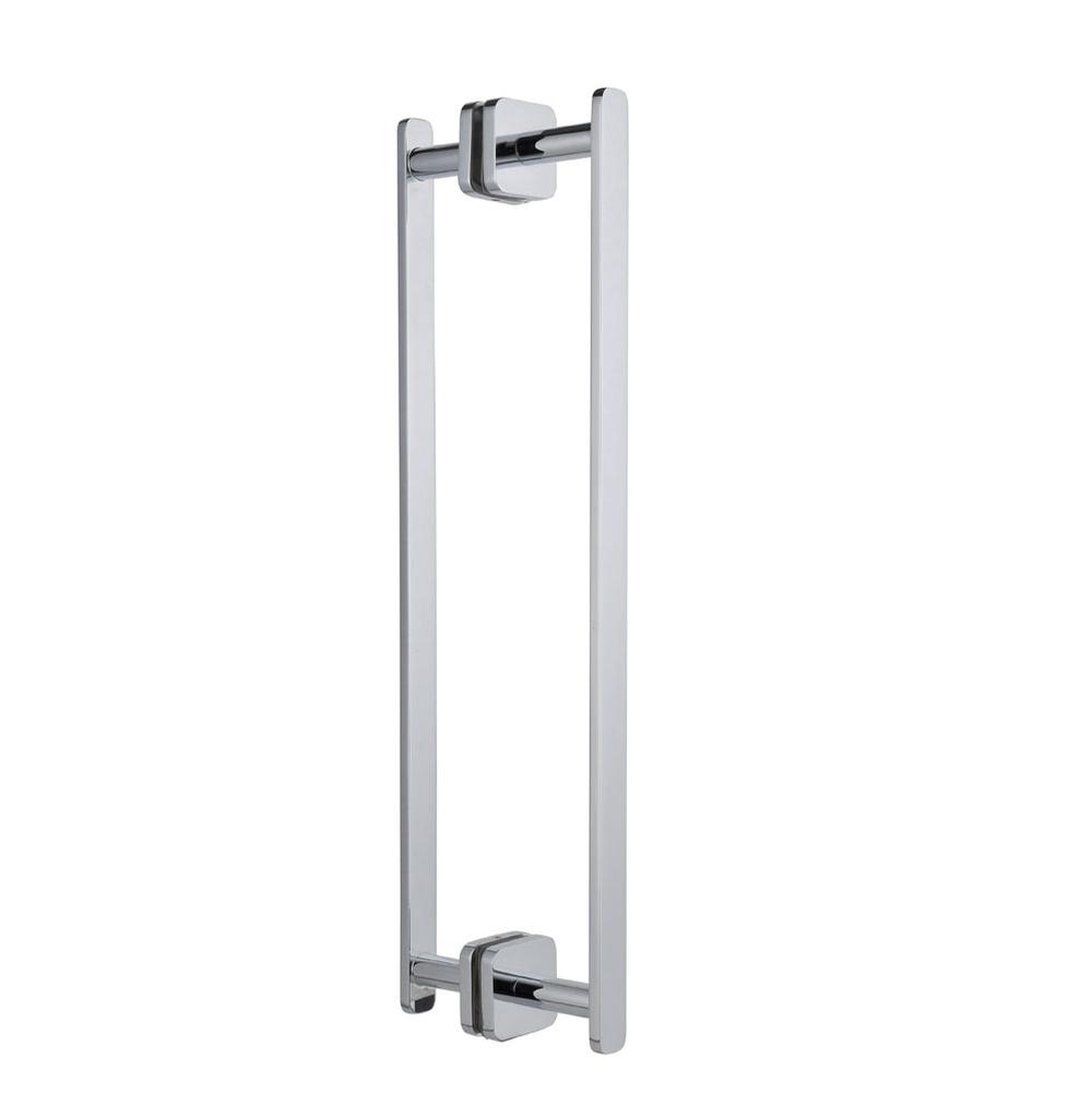 Kartners MILAN - 24-inch Double Shower Door Handle-Brushed Nickel