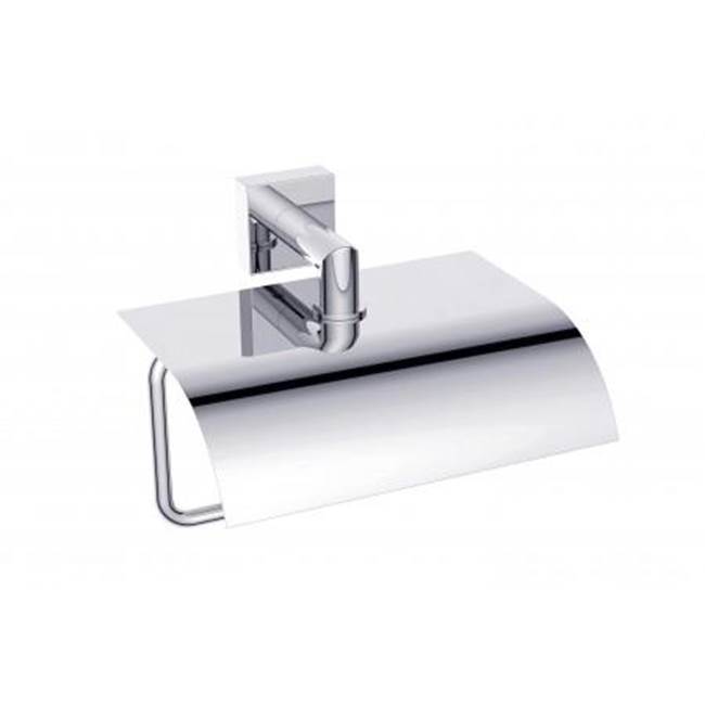 Kartners MADRID - Classic Toilet Paper Holder with Cover-Champagne Bronze