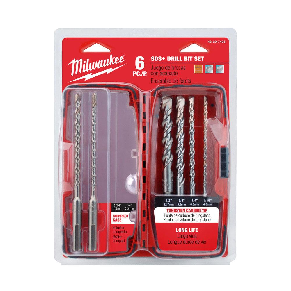 Milwaukee Tool 6Pc Sds-Plus Bit Kit