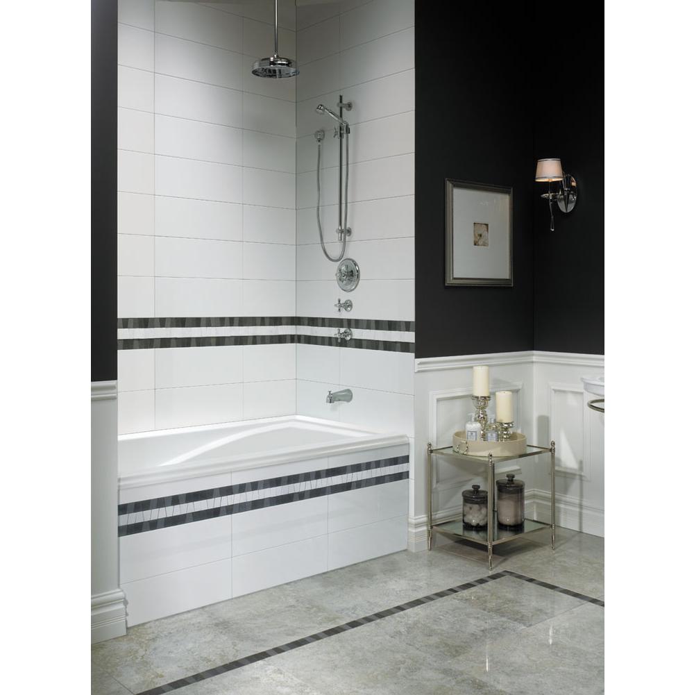 Neptune DELIGHT bathtub 36x66 with Tiling Flange, Left drain, Whirlpool/Activ-Air, White