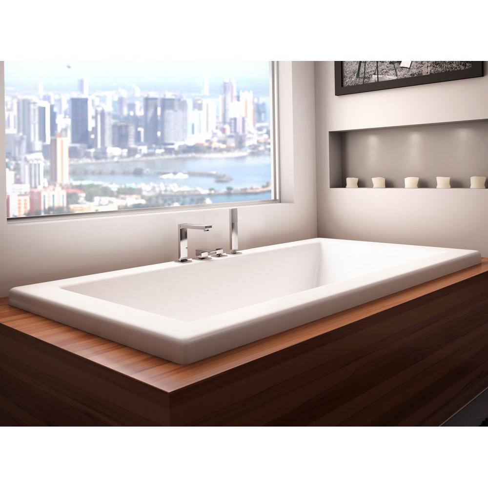 Neptune ZEN bathtub 32x72 with armrests and 1'' top lip, Whirlpool/Mass-Air/Activ-Air, Biscuit
