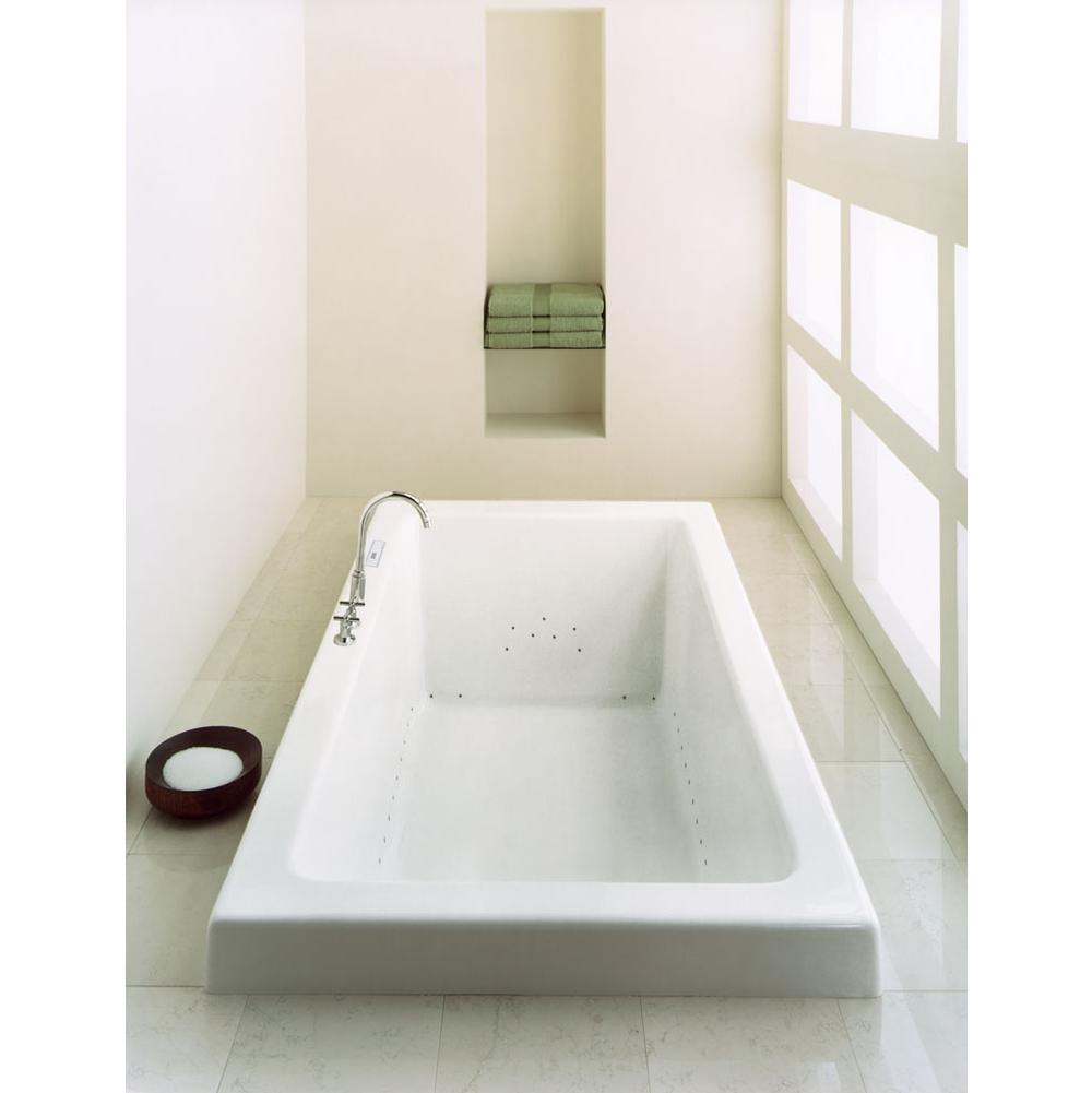 Neptune ZEN bathtub 36x72 with armrests and 3'' top lip, Whirlpool/Activ-Air, White