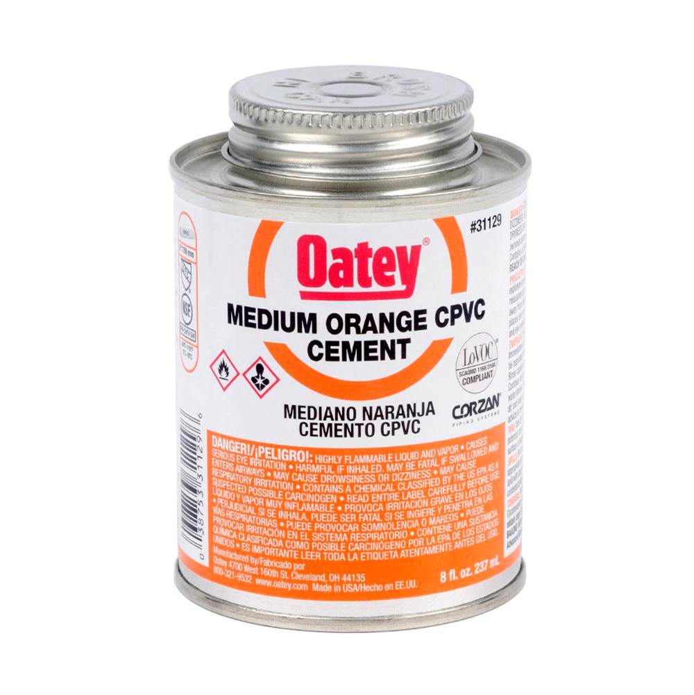 Oatey 8 Oz Cpvc Medium Orange Cement