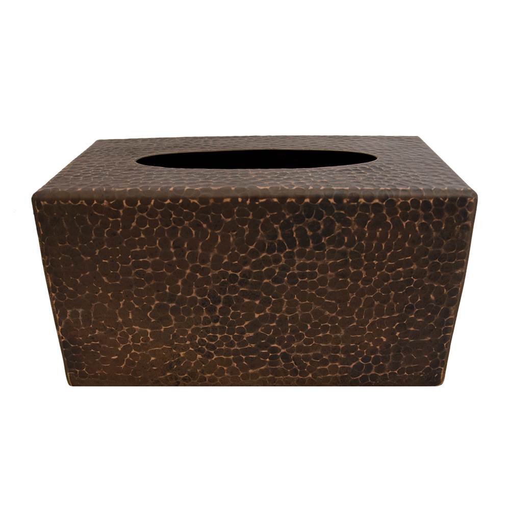 Premier Copper Products Large Hand Hammered Copper Tissue Box Cover