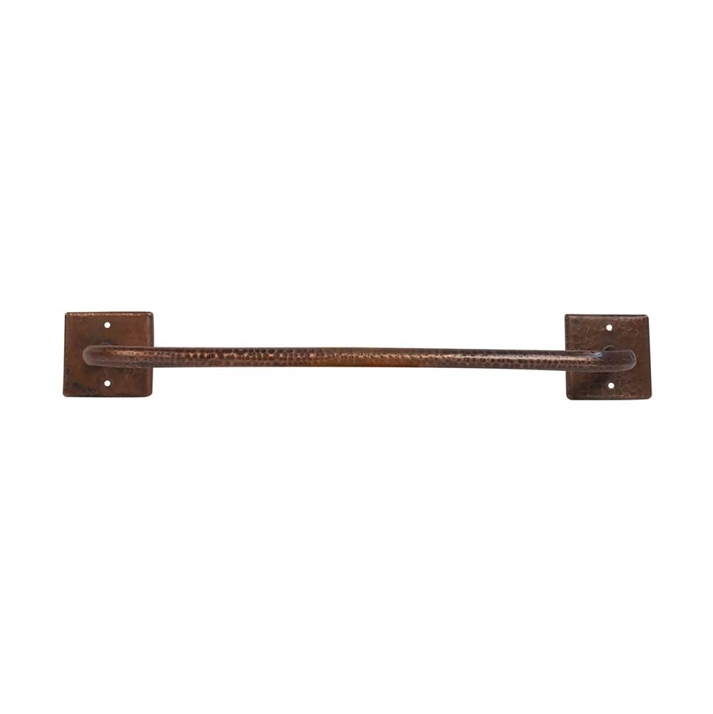 Premier Copper Products 18'' Hand Hammered Copper Towel Bar