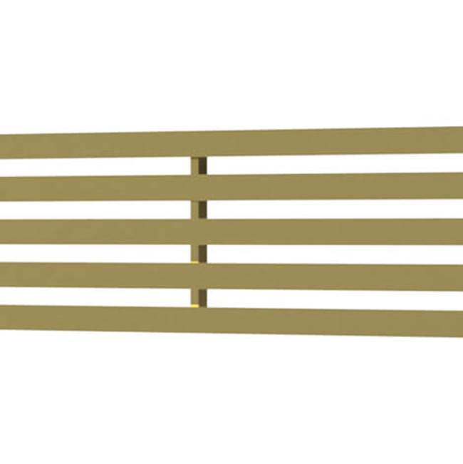 Quick Drain Drain Cover Lines 40In Polished Gold