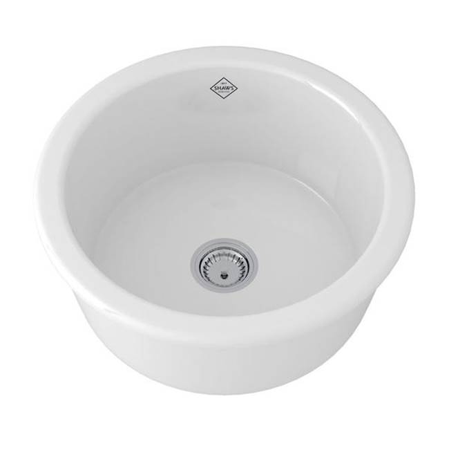 Rohl Lancaster™ 18'' Single Bowl Round Bar/Food Prep Fireclay Kitchen Sink