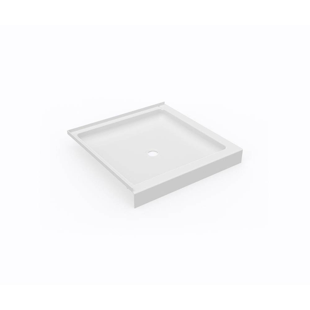 Swan SS-36DTF 36 x 36 Swanstone® Corner Shower Pan with Center Drain in White