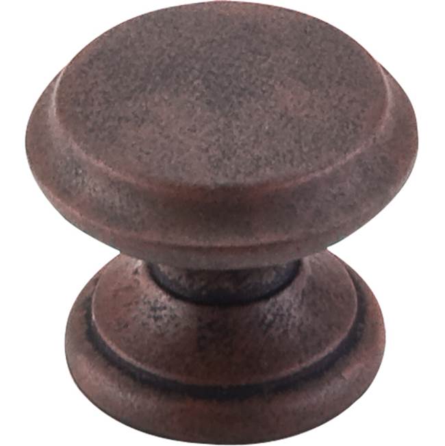 Top Knobs Flat Top Knob 1 3/8 Inch Patina Rouge