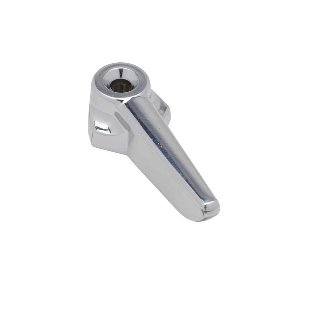 T&S Brass Lever Handle, Chrome-Plated Solid Brass, Blank (Screw & Index Not Included)