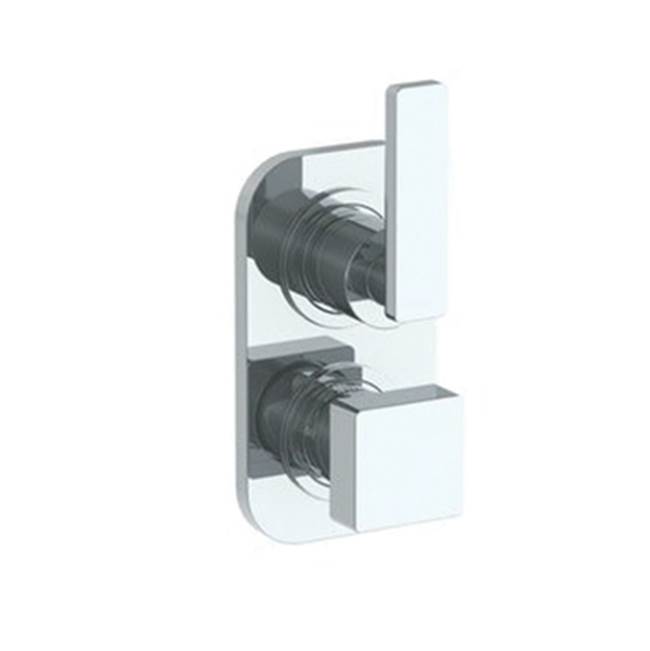 Watermark Wall Mounted Thermostatic Shower Trim with built-in control, 3 1/2'' x 6 1/4''