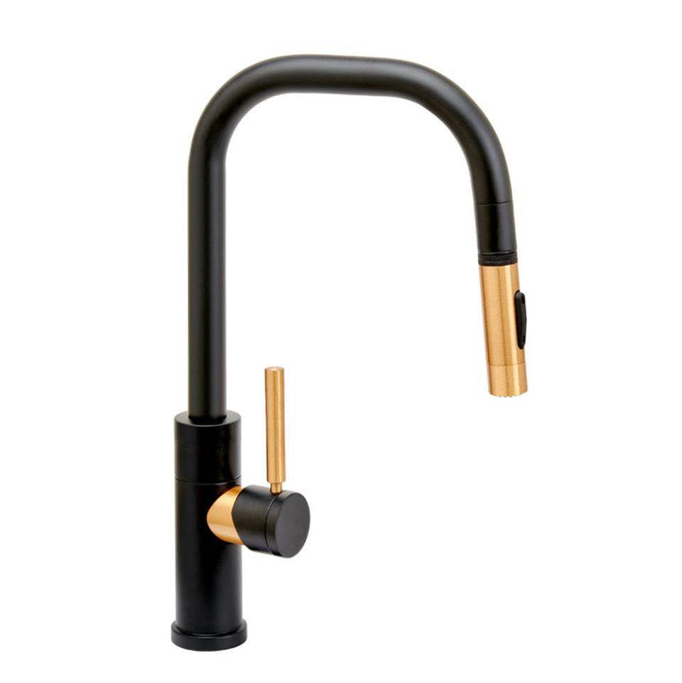 Waterstone Waterstone Fulton Modern Prep Size PLP Pulldown Faucet - Angle Spout - Toggle Sprayer