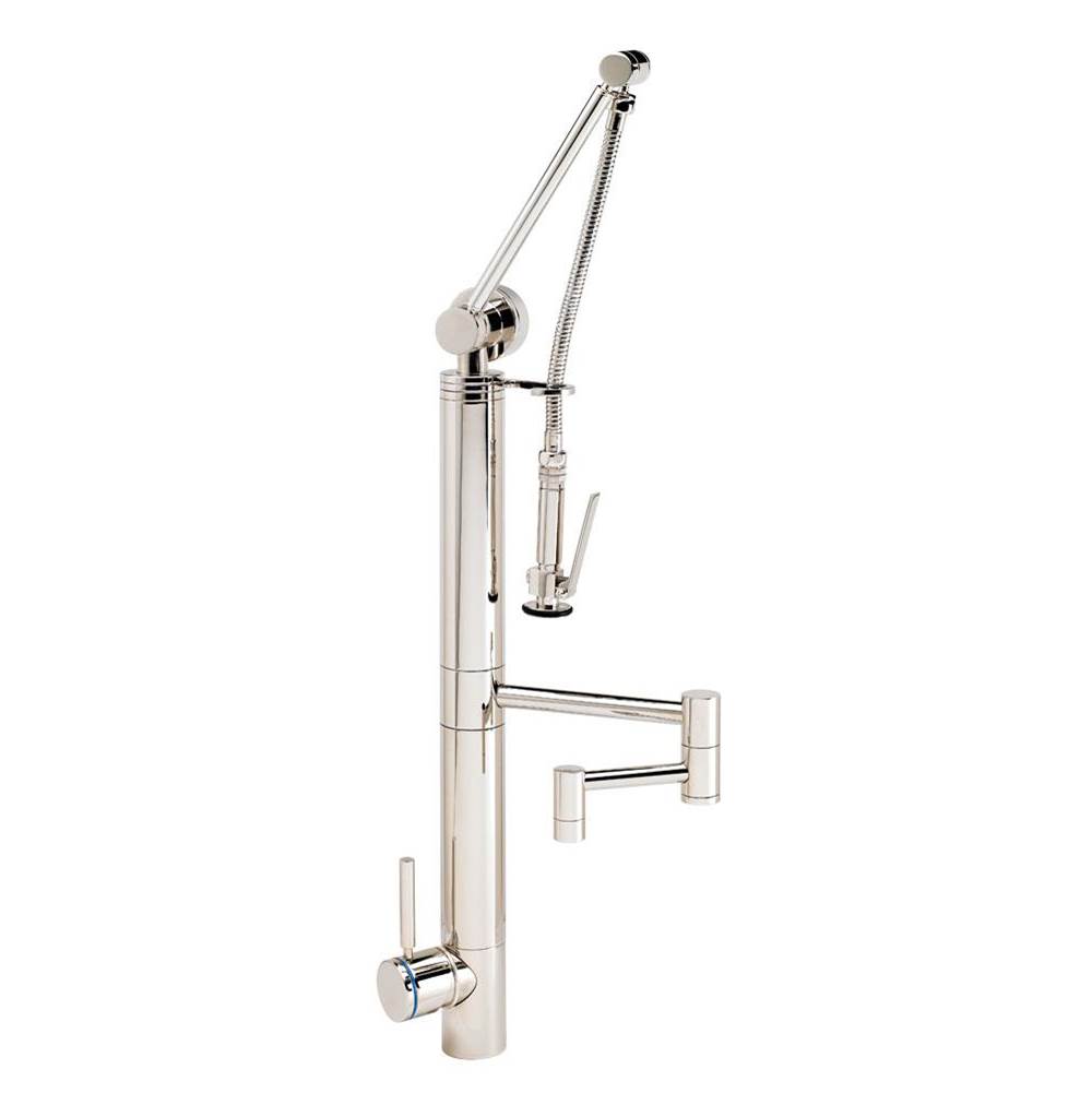 Waterstone Waterstone Contemporary Gantry Pulldown Faucet - 12'' Articulated Spout