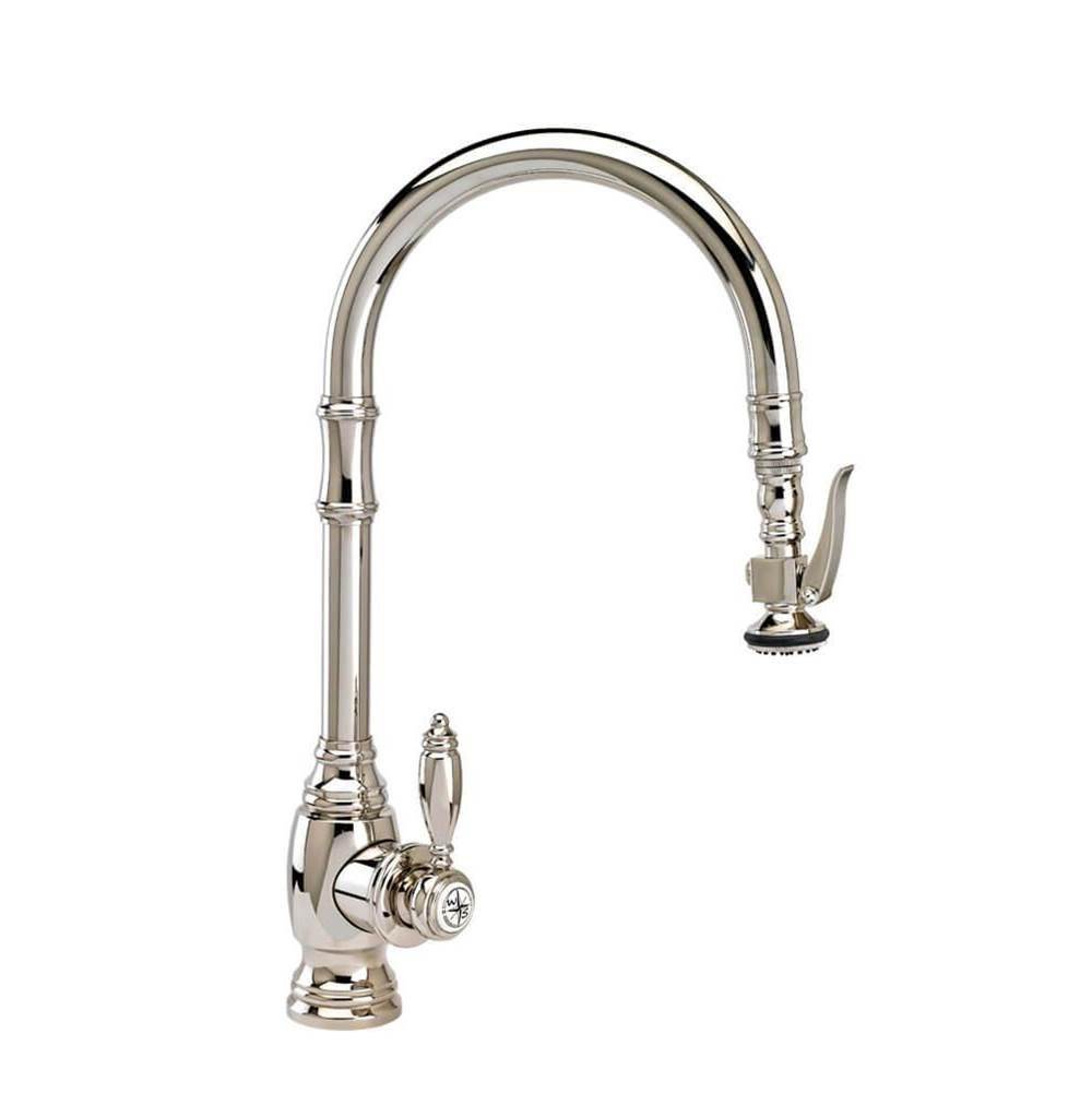 Waterstone Waterstone Traditional PLP Pulldown Faucet - Angled Spout - 4pc. Suite
