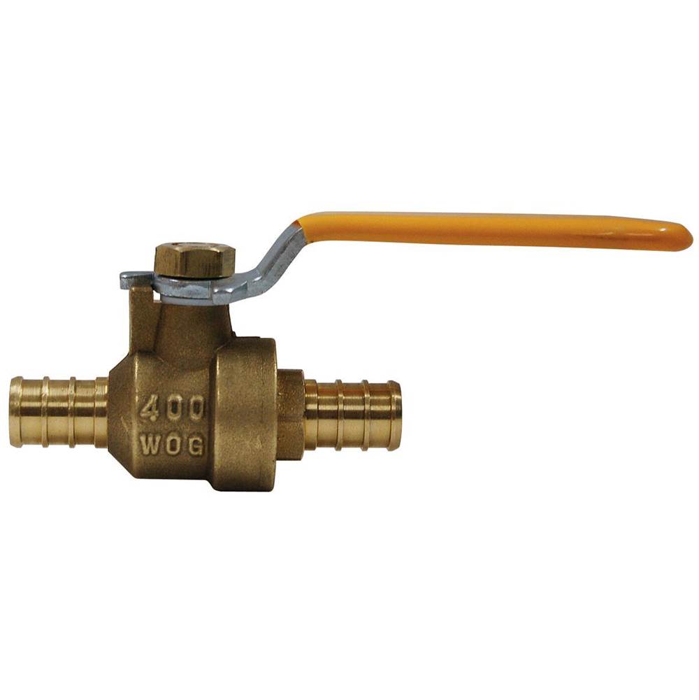 Watts 1 In Lead Free 2-Piece Full Port Ball Valve with Crimp End Connections